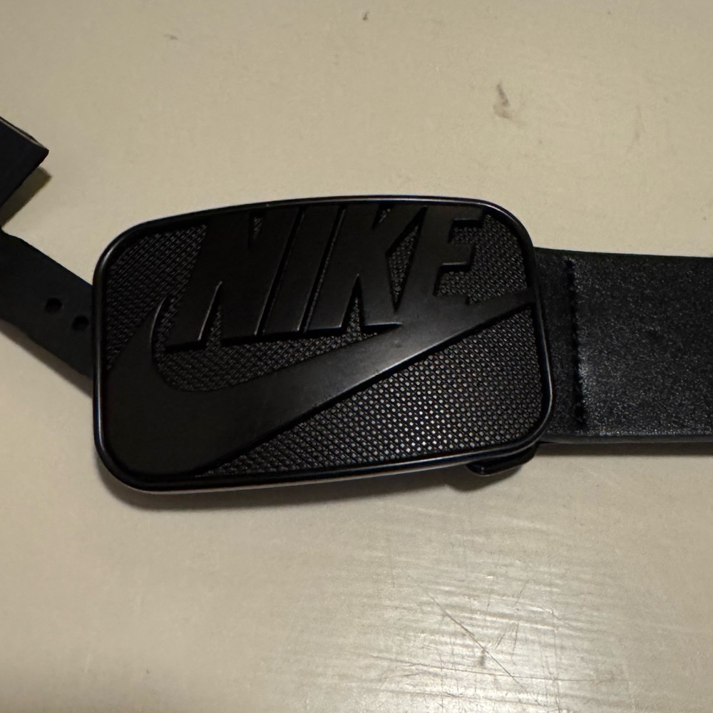 Nike Black Logo Men's Belt
